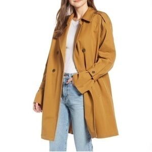 Something Navy Trench Coat